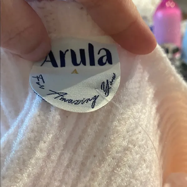 Arula Laney Baby Pink Crop Sweater NWT 1X - Image 7