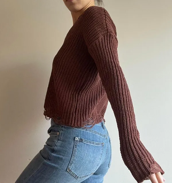 Planet Gold Brown  NWT Sweater Size Small - Image 2