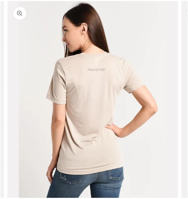 Outdoorsy Graphic Tee Friday + Saturday Medium - Image 2