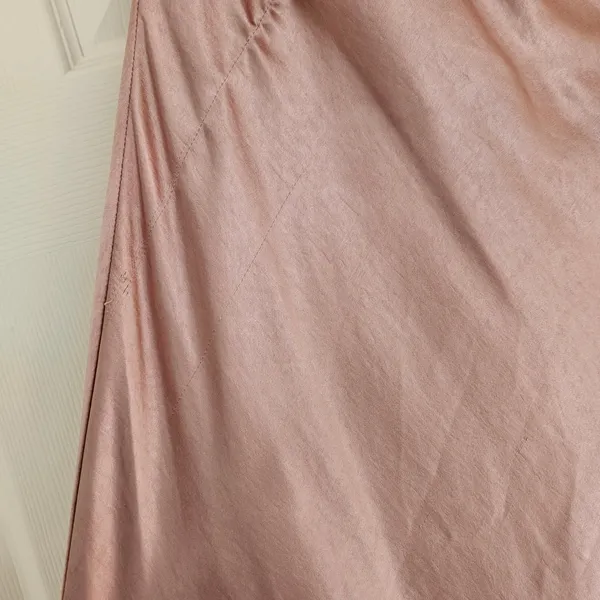 MORE TO COME | NWT Emma Strapless Maxi Dress‎ in Blush Satin XL - Image 6
