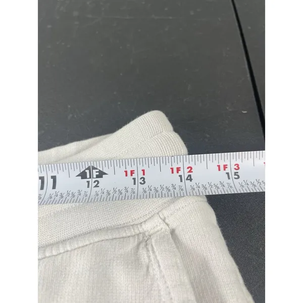 American Giant Jogger Sweatpants XS Off White Gray USA Made Drawstring Lounge - Image 15