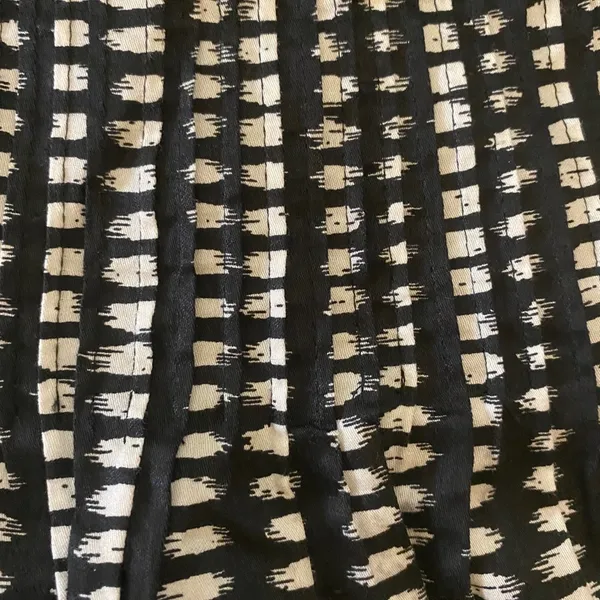 Anthropologie Edme & Esyllte 2 Ribbon Skirt Pleats Beribboned Rings Black White - Image 5
