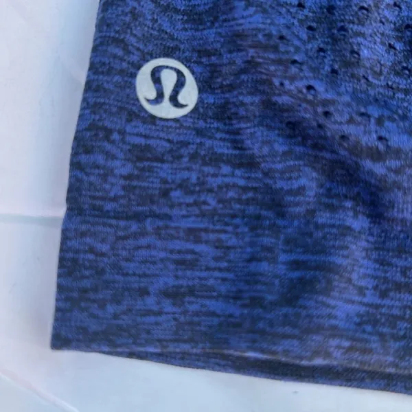 Lululemon Breeze By Short Sleeve in Blazer Blue / Black Size 4 - Image 7