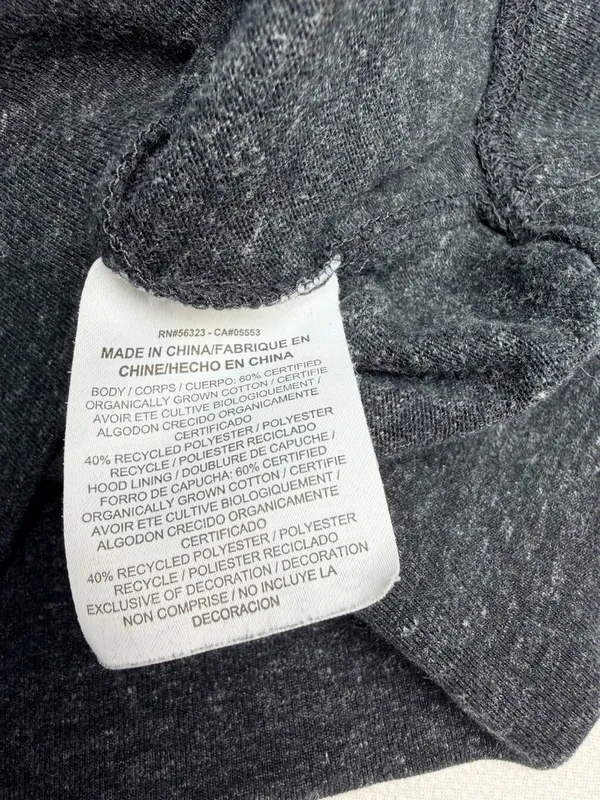 Nike Women’s Small Just Do It Lightweight Pullover Hoodie Charcoal Gray - Image 5