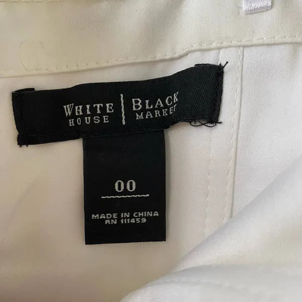 White House | Black Market sz 00 cocktail mini 100% cotton‎ dress - Image 7