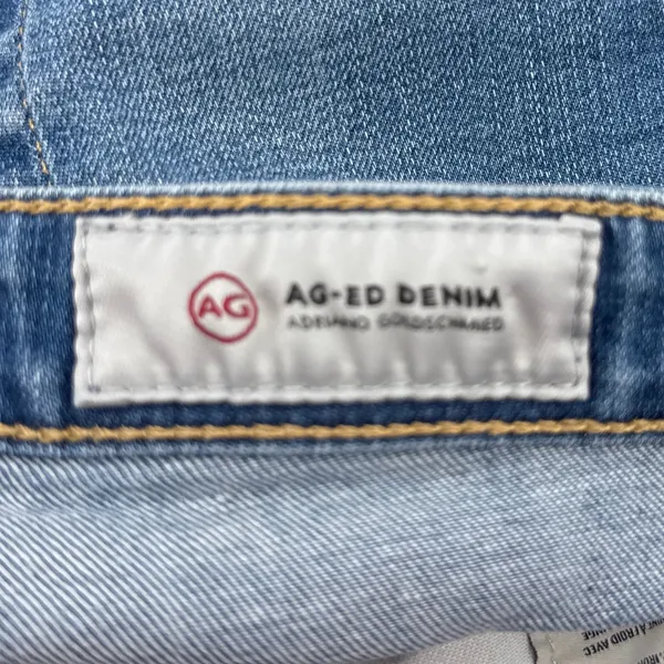 AG Adriano‎ Goldschmied The Jodi Crop Jeans 28 High Rise Slim Flare Distressed - Image 9