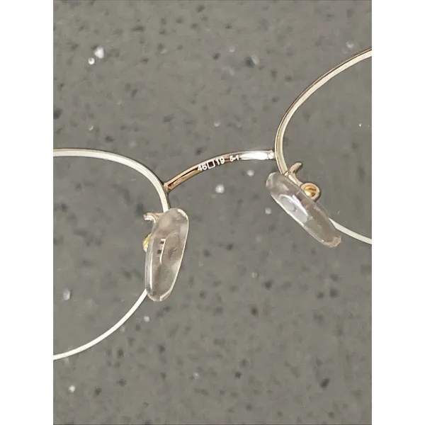 Nine West 21 Eyeglasses Frames ONLY 46-19-130 7FX Gold half rim pink tortoise - Image 10