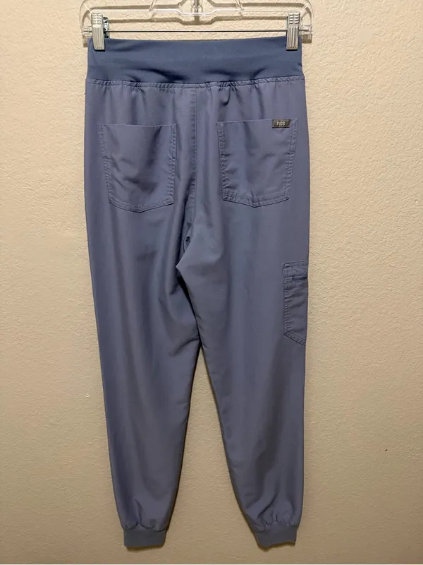 FIGS Zamora High Waisted Jogger Scrub Pants Electric Orchid XS Tall Medical - Image 2