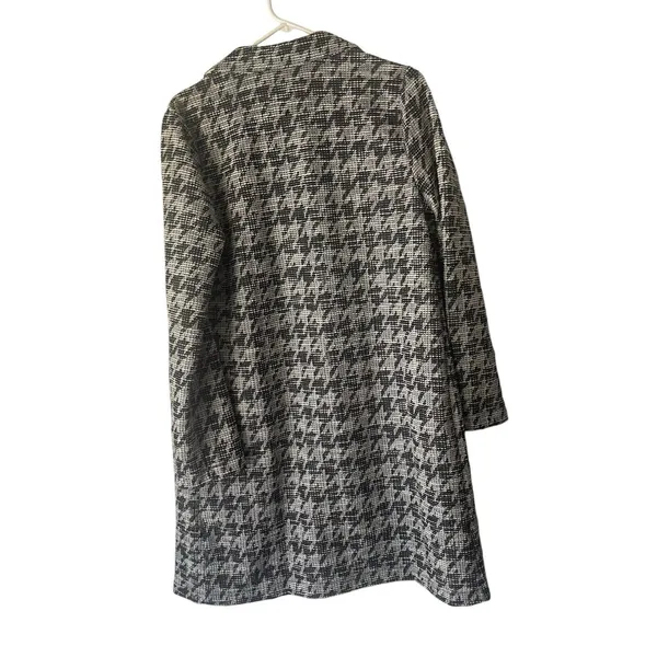 Mellow‎ Day Houndstooth Long Career Cardigan Sweater Interview Outfit Women - Image 5