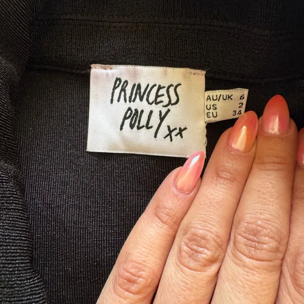 Princess Polly Party Time Mini Dress Black - Image 3