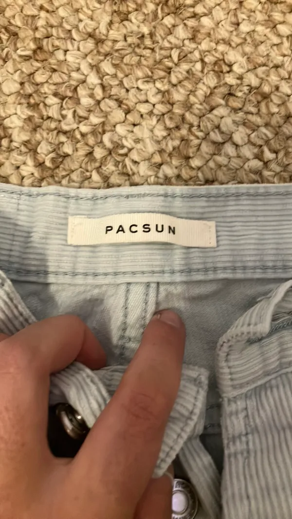 PacSun Pants Corduroy Baby Blue - Image 3