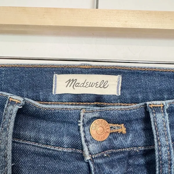 Madewell High Rise Skinny Jeans Size 27 Blue Wendover Wash Stretch Pant Capsule‎ - Image 6