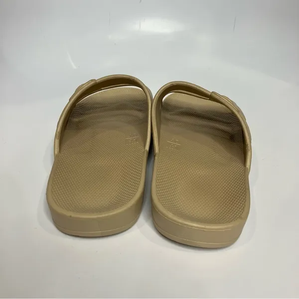 Freedom Moses sandals 2‎ strap slides slip on tan size 10-10.5 - Image 5
