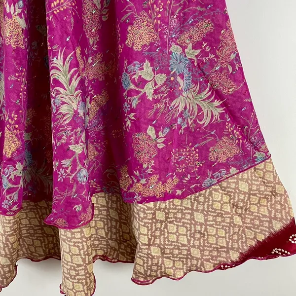 Boutique Reversible Maxi Wrap Skirt BINW205 - Image 3