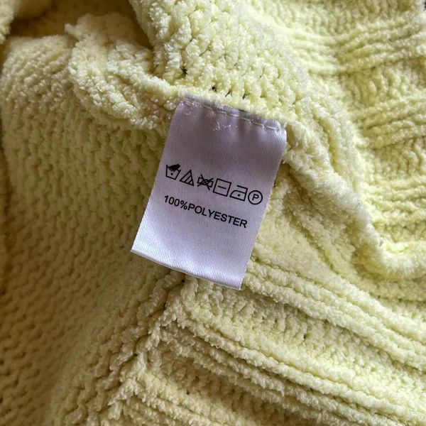 Women’s Philosophy Republic Clothing Yellow Turtleneck Sweater Ribbed Knit Size S - Image 6