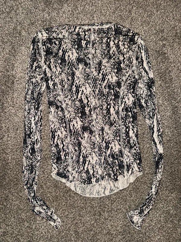 Free People Intimately Free People Long Sleeve Top XS TP Snake Print - Image 3