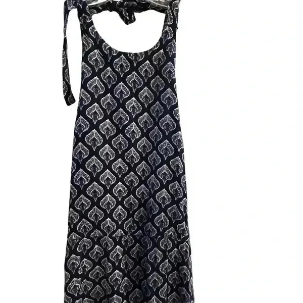 Roxy Women's Sleeveless Maxi Dress‎ Navy/White Pattern Size S Casual - Image 2