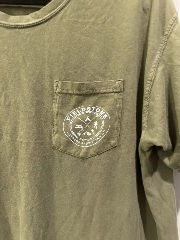 Comfort Colors Fieldstone Short Sleeve Pocket Tee - Image 3