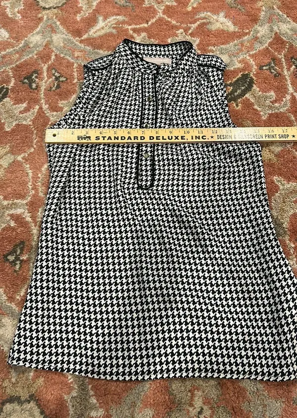 Banana Republic Top Houndstooth Gameday - Image 2