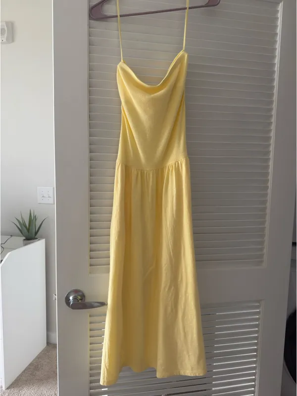 Arie butter yellow dress Size XS - Image 2