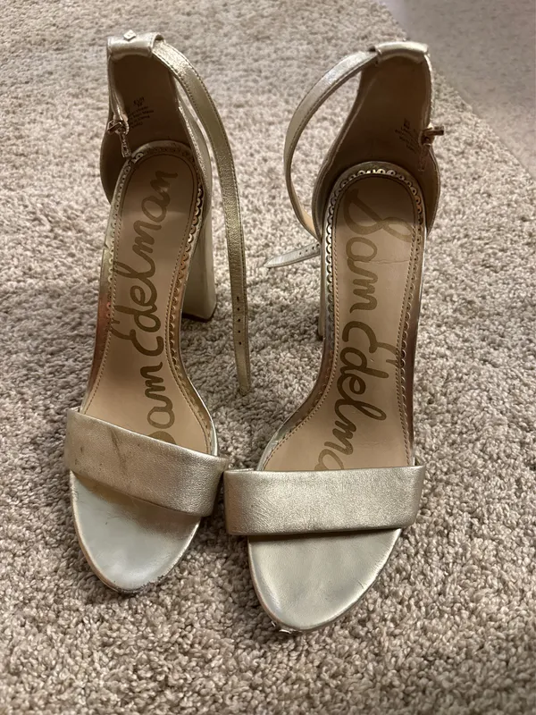 Sam Edelman Gold Heels - Image 4