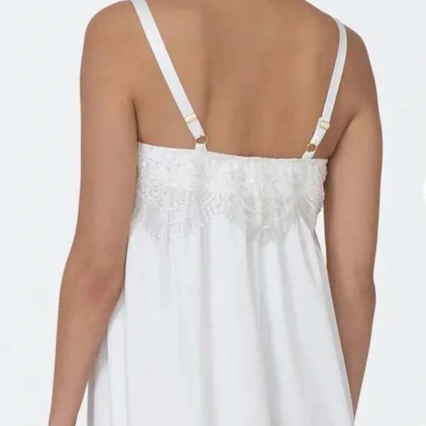 Rya Primrose beaded Chemise Nwt M slip satin anthro wedding sexy lingerie $150 - Image 3