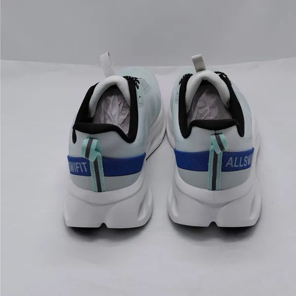 ALLSWIFIT Womens Running Sneakers Size 9.5 Green Blue Sporty Athletic Shoes - Image 11
