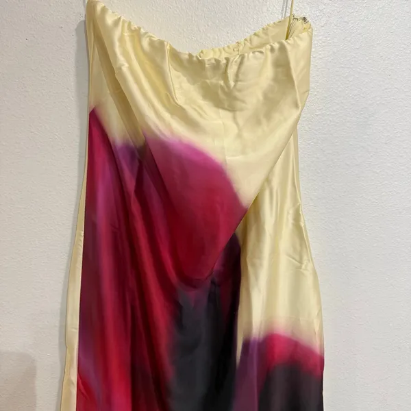 Abercrombie & Fitch Julia Strapless Slip Maxi Dress Floral Sz S NWT - Image 3