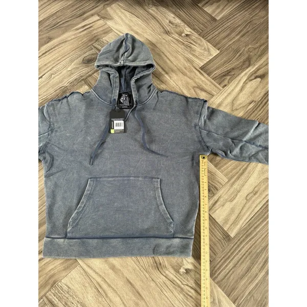 ALPHALETE Women’s Terry Oversized Hoodie - Blue Topaz ,Size Medium - Image 5