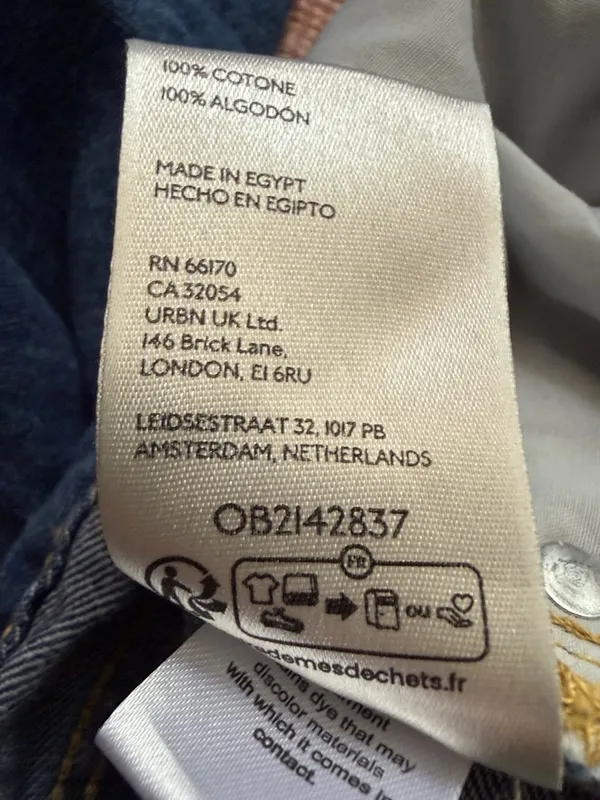 BDG Kayla Low Rise Wide Leg Denim Jeans Size 30 - Image 15