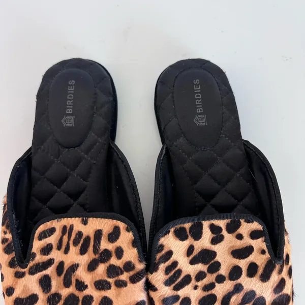 Birdies Women's‎ Phoebe Cheetah Quilted Mules - Image 3