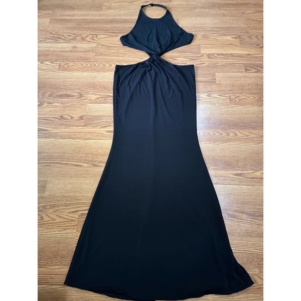 Retrofête Raven Black Cutout Bodycon Maxi Dress Evening Party Women’s XL - Image 11