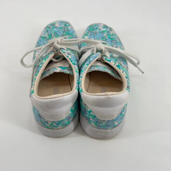Converse Shoes Women's 7 Breakpoint Floral Low Top Lace Up Sneakers 555952C Teal - Image 5