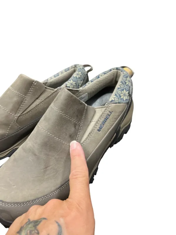 Merrell Select wms slip on beige blue waterproof hiking shoes sz 10 SKU 10-768 - Image 13