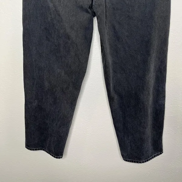 Sunday Best Aritzia Womens Black High-Waisted Straight Leg Jeans Size 29 - Image 4