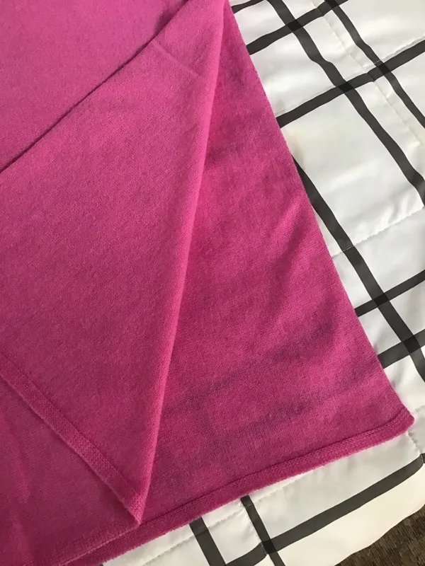 Cashmere poncho. Asymmetrical. See I tired - Image 3