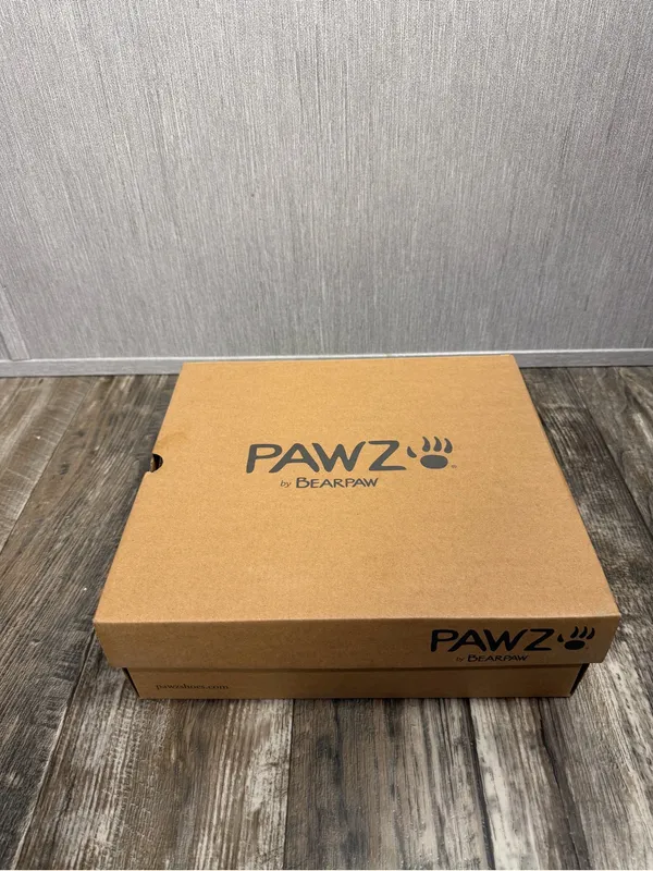 PAWZ Brown and Black Faux-Fur Lined Lace-Up Winter Rain Boot Size 10 - Image 10