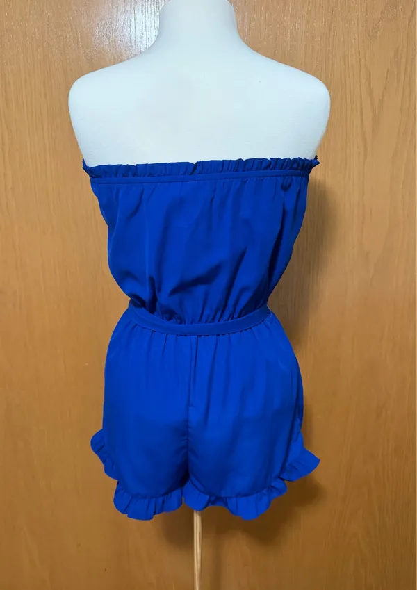 Blue romper Size M - Image 3