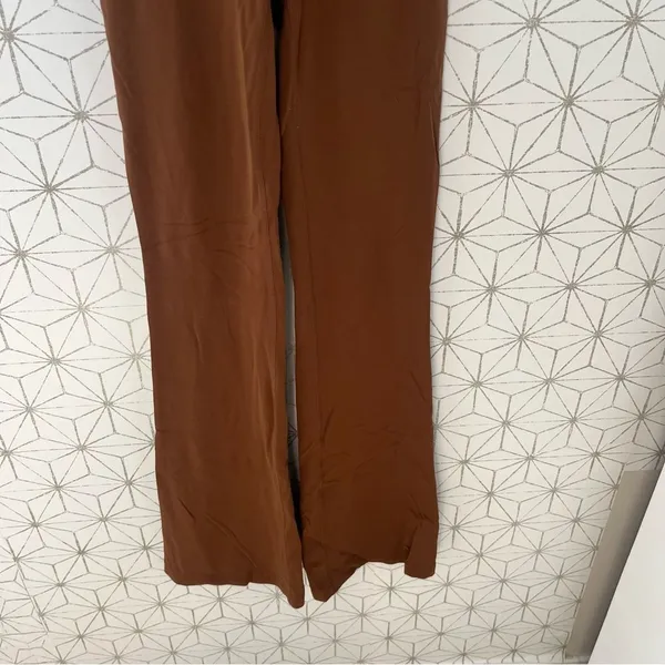 Lululemon Groove Super-High-Rise Flared Pant Nulu Roasted Brown - Image 5