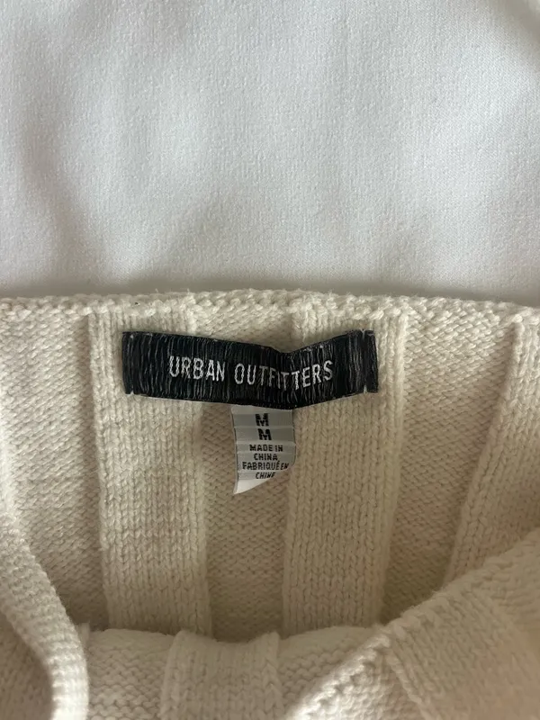 Urban outfitters white knit crop tank - Image 3
