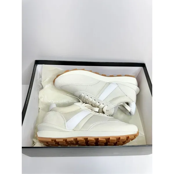 J/Slides Sneakers Size 6 Cream Leather Lifestyle Athletic and Training Shoes NEW - Image 14