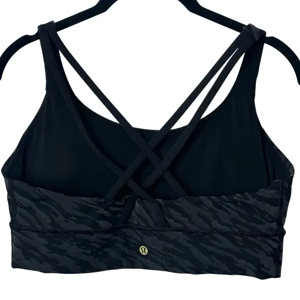 Lululemon Lunar New Year Energy Longline Sports Bra‎ Black Leopard Athletic 12 - Image 5