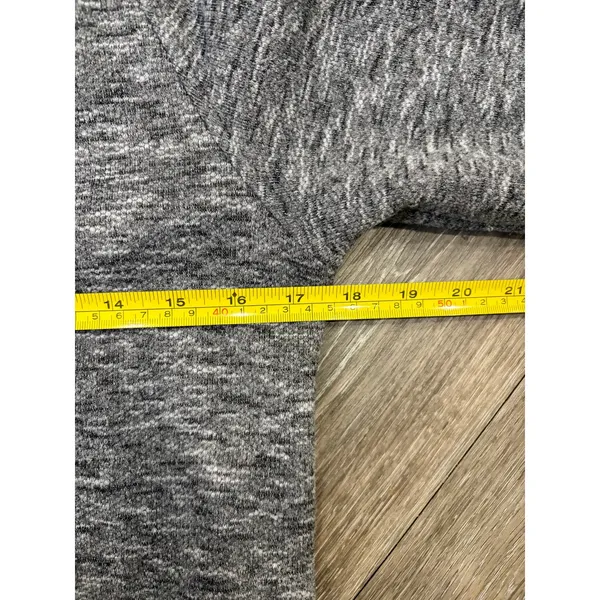 Roots Canada Gray Zip Up Jacket Mock Neck Athletic Fleece XS - Image 6