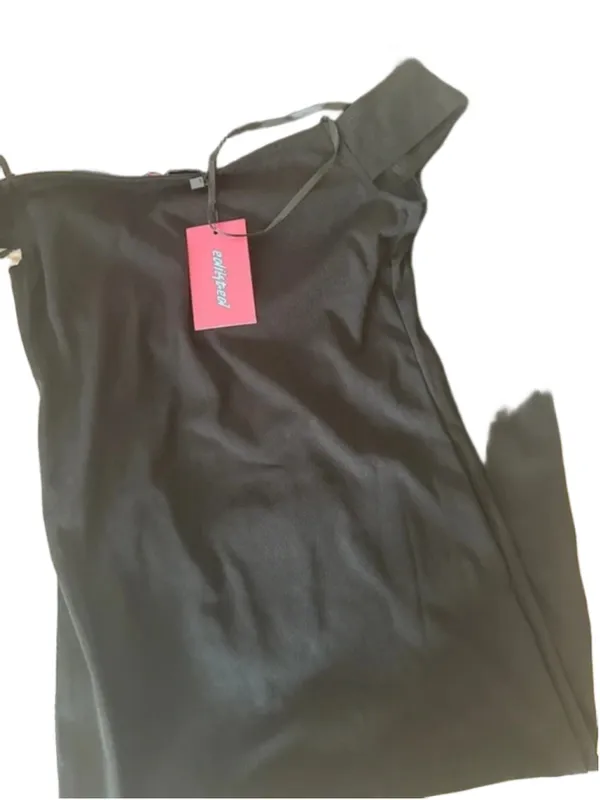 Edikted Kyla Off Shoulder Ribbed Midi Dress S NWT - Image 3