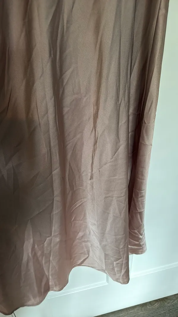Paper Heart Satin Dress - Image 4