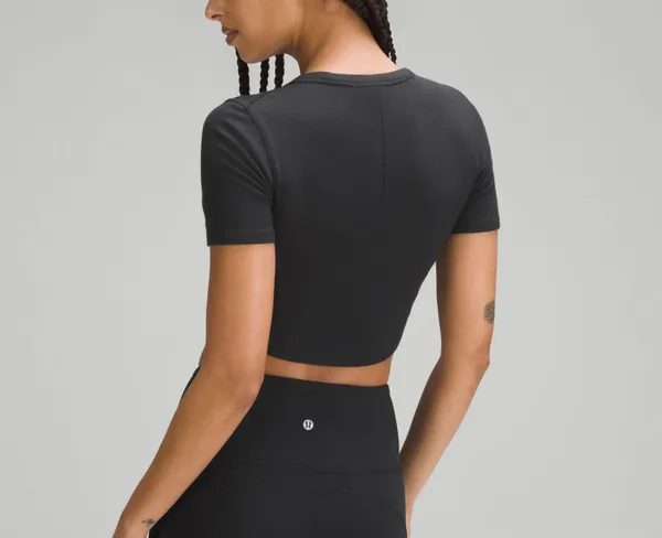 Lululemon Hold Tight Cropped T-Shirt - Image 2