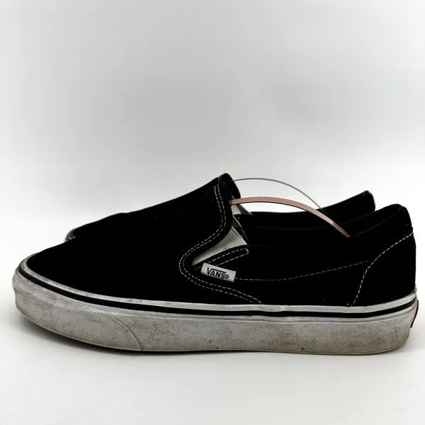 Vans Asher Platform Slip On Sneaker Low Top Classic Canvas Skater Black W9 M7.5 - Image 4