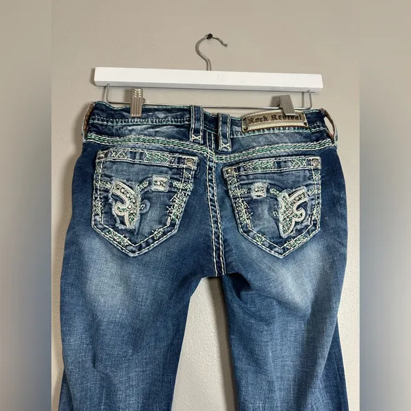 Rock Revival Nancy Straight Stretch Jean - Image 8