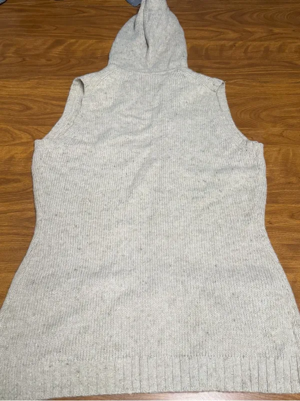 Woolrich Wool Knit Sweater cardigan Vest with Pockets and Buttons medium - Image 6