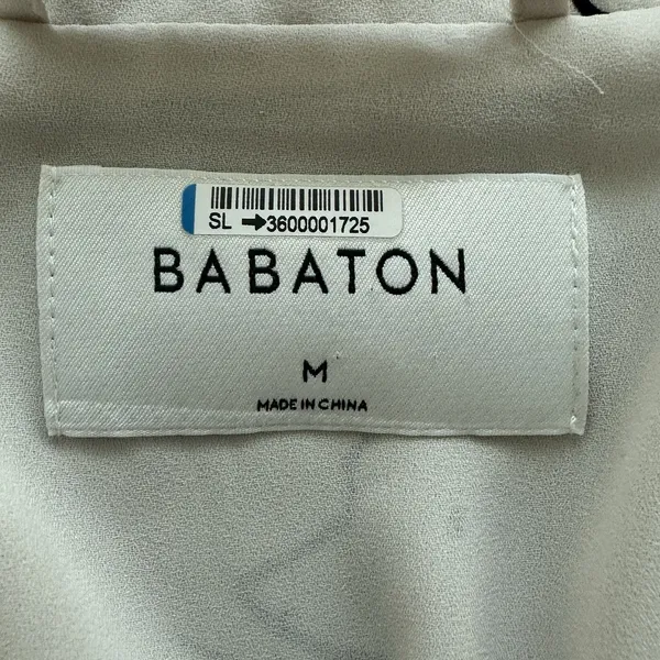 Aritzia Babaton Gilroy Bomber Jacket Sz M Fox Print Abstract Zip Up - Image 4